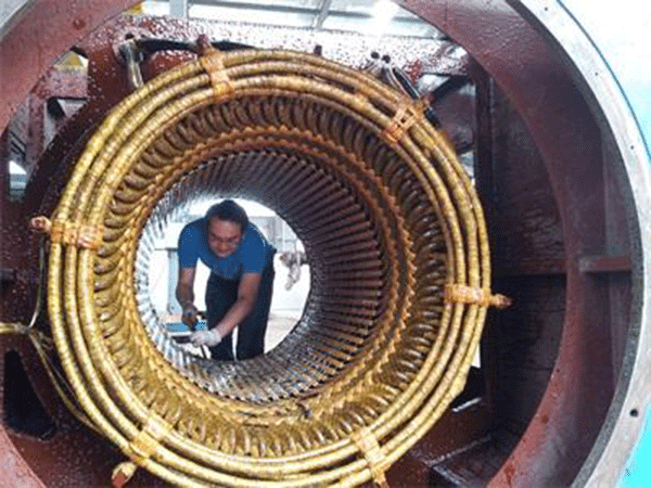 淺析西瑪交流高壓電機定子成型線圈試驗。